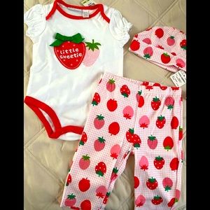 NWT- First Impressions- Baby Girl 3-Piece Set